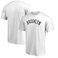 Load image into Gallery viewer, Brooklyn Nets Primary Wordmark T-Shirt - White NBA Guys Tee
