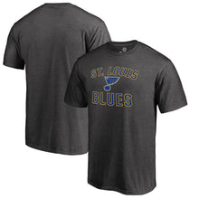 Load image into Gallery viewer, St. Louis Blues Victory Arch T-Shirt - Heather Gray NHL Guys Tee
