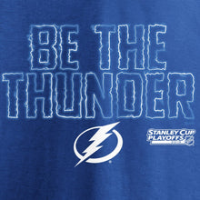 Load image into Gallery viewer, Tampa Bay Lightning 2019 Stanley Cup Playoffs Bound Charging T-Shirt - Royal NHL Guys Tee
