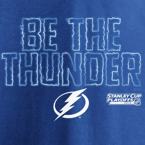 Tampa Bay Lightning 2019 Stanley Cup Playoffs Bound Charging T-Shirt - Royal NHL Guys Tee