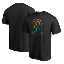 Load image into Gallery viewer, Boston Red Sox Pride T-Shirt - Black MLB Guys Tee
