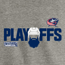 Load image into Gallery viewer, Columbus Blue Jackets 2018 Stanley Cup Playoffs Bound Team Favorite Tri-Blend T-Shirt - Heather Gray NHL Guys Tee
