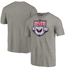 Load image into Gallery viewer, Washington Capitals 2018 Stanley Cup Champions 2-Man Advantage Tri-Blend T-Shirt - Heather Gray NHL Guys Tee
