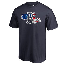 Load image into Gallery viewer, Boston Red Sox 2019 Stars &amp; Stripes Banner State T-Shirt - Navy MLB Guys Tee
