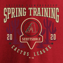 Load image into Gallery viewer, Arizona Diamondbacks 2020 Spring Training Pick Off Move T-Shirt – Red MLB Guys Tee
