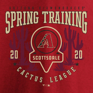 Arizona Diamondbacks 2020 Spring Training Pick Off Move T-Shirt – Red MLB Guys Tee