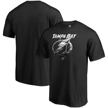 Load image into Gallery viewer, Tampa Bay Lightning Midnight Mascot T-Shirt - Black NHL Guys Tee
