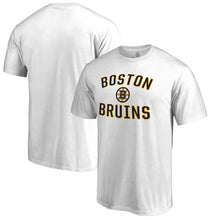Load image into Gallery viewer, Boston Bruins Victory Arch T-Shirt - White NHL Guys Tee
