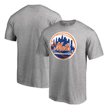 Load image into Gallery viewer, New York Mets Cooperstown Collection Forbes T-Shirt - Ash MLB Guys Tee
