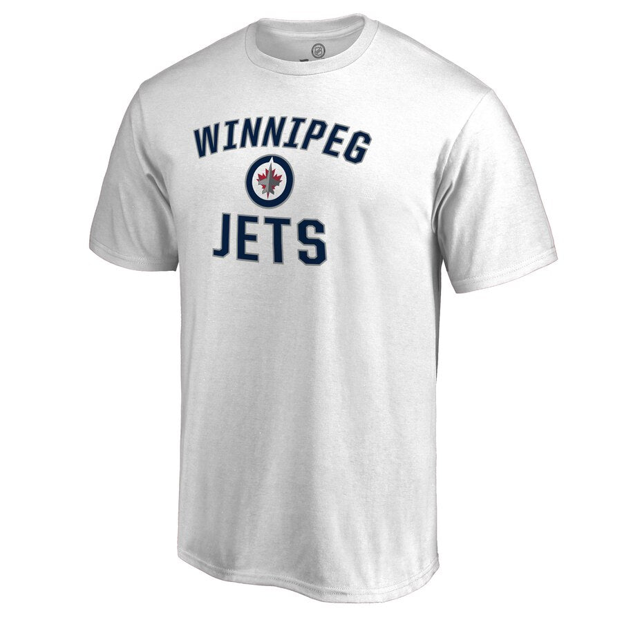 Winnipeg Jets Victory Arch T-Shirt - White NHL Guys Tee