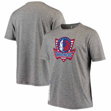 Load image into Gallery viewer, Dallas Mavericks Hoops For Troops T-Shirt - Heathered Gray NBA Guys Tee
