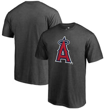 Load image into Gallery viewer, Los Angeles Angels Primary Logo T-Shirt - Heathered Charcoal MLB Guys Tee
