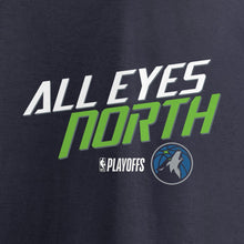 Load image into Gallery viewer, Minnesota Timberwolves 2018 Nba Playoffs Slogan T-Shirt - Navy NBA Guys Tee
