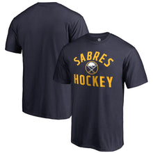 Load image into Gallery viewer, Buffalo Sabres Team Pride T-Shirt - Navy NHL Guys Tee
