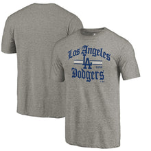Load image into Gallery viewer, Los Angeles Dodgers Hometown Collection Olde La T-Shirt - Ash MLB Guys Tee
