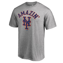 Load image into Gallery viewer, New York Mets Amazin Hometown Collection T-Shirt - Heathered Gray MLB Guys Tee
