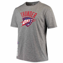 Load image into Gallery viewer, Oklahoma City Thunder Hoops For Troops T-Shirt - Heathered Gray NBA Guys Tee
