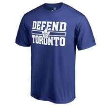 Load image into Gallery viewer, Toronto Maple Leafs Hometown Collection Defend T-Shirt - Royal NHL Guys Tee
