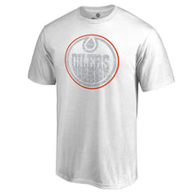 Load image into Gallery viewer, Edmonton Oilers Whiteout T-Shirt - White NHL Guys Tee
