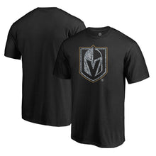 Load image into Gallery viewer, Vegas Golden Knights Static Logo T-Shirt - Black NHL Guys Tee
