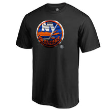 Load image into Gallery viewer, New York Islanders Midnight Mascot T-Shirt - Black NHL Guys Tee
