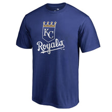 Load image into Gallery viewer, Kansas City Royals Big &amp; Tall Primary Team Logo T-Shirt - Blue MLB Guys Tee
