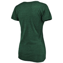 Load image into Gallery viewer, Oakland Athletics Women&#39;s 2020 Spring Training Round Trip Tri-Blend V-Neck T-Shirt - Green MLB Ladies V-Neck
