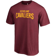 Load image into Gallery viewer, Cleveland Cavaliers Primary Wordmark T-Shirt - Wine NBA Guys Tee

