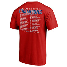 Load image into Gallery viewer, Chicago Cubs 2016 World Series Champions Legends T-Shirt - Red MLB Guys Tee
