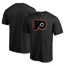 Load image into Gallery viewer, Philadelphia Flyers Core Smoke T-Shirt - Black NHL Guys Tee
