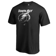 Load image into Gallery viewer, Tampa Bay Lightning Midnight Mascot T-Shirt - Black NHL Guys Tee
