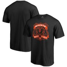 Load image into Gallery viewer, San Francisco Giants Police Badge T-Shirt - Black MLB Guys Tee
