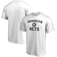 Load image into Gallery viewer, Brooklyn Nets Victory Arch T-Shirt - White NBA Guys Tee
