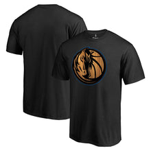 Load image into Gallery viewer, Dallas Mavericks Hardwood Big &amp; Tall T-Shirt - Black NBA Guys Tee

