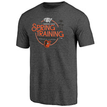 Load image into Gallery viewer, Baltimore Orioles 2020 Spring Training Round Trip Tri-Blend T-Shirt – Black MLB Guys Tee
