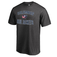 Load image into Gallery viewer, Columbus Blue Jackets Victory Arch T-Shirt - Heathered Gray NHL Guys Tee
