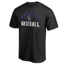 Load image into Gallery viewer, Colorado Rockies Team Pride T-Shirt - Black MLB Guys Tee
