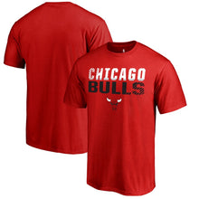 Load image into Gallery viewer, Chicago Bulls Fade Out Big And Tall T-Shirt - Red NBA Guys Tee
