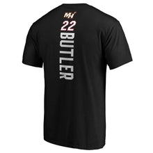 Load image into Gallery viewer, Jimmy Butler Miami Heat Team Playmaker Name &amp; Number T-Shirt - Black NBA Guys Tee

