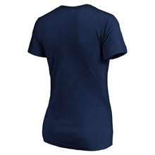 Load image into Gallery viewer, Milwaukee Brewers Women&#39;s 2019 Postseason Dugout Authentic V-Neck T-Shirt - Navy MLB Ladies V-Neck
