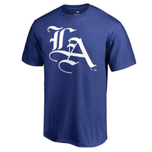 Load image into Gallery viewer, Los Angeles Dodgers Men's Hometown Collection La Times T-Shirt - Royal MLB Guys Tee
