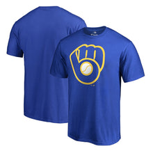 Load image into Gallery viewer, Milwaukee Brewers Cooperstown Collection Huntington T-Shirt - Royal MLB Guys Tee
