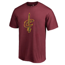 Load image into Gallery viewer, Cleveland Cavaliers Primary Logo T-Shirt - Wine NBA Guys Tee

