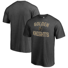 Load image into Gallery viewer, Vegas Golden Knights Victory Arch T-Shirt - Heathered Gray NHL Guys Tee
