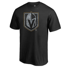 Load image into Gallery viewer, Vegas Golden Knights Static Logo T-Shirt - Black NHL Guys Tee
