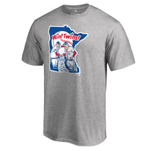 Load image into Gallery viewer, Minnesota Twins Cooperstown Collection Huntington T-Shirt - Ash MLB Guys Tee

