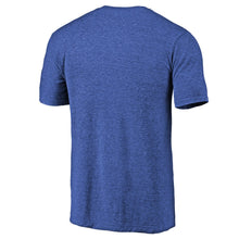 Load image into Gallery viewer, Vancouver Canucks Distressed Team Primary Logo Tri-Blend T-Shirt - Royal NHL Guys Tee
