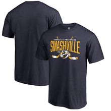Load image into Gallery viewer, Nashville Predators Hometown Collection Local T-Shirt - Navy NHL Guys Tee
