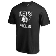 Load image into Gallery viewer, Brooklyn Nets Primary Logo T-Shirt - Black NBA Guys Tee
