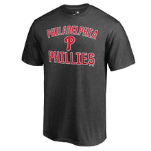 Load image into Gallery viewer, Philadelphia Phillies Core Basics Victory Arch T-Shirt - Heathered Gray MLB Guys Tee
